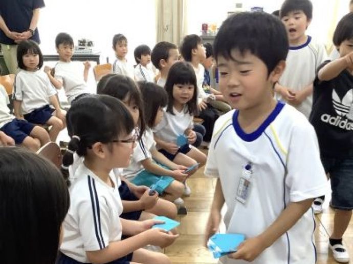 授業参観へ